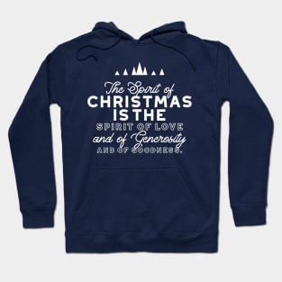 Spirit of Christmas Quote II Hoodie